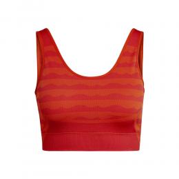 adidas Marimekko Aeroknit Sport-BH Damen - Orange, Rot, Größe L