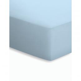 Bassetti Topper Jersey-Elasthan Spannbettlaken - eisblau 650 - 180-200x200-220 cm