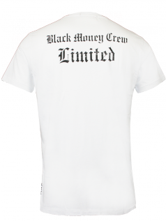 Black Money Crew Herren Shirt Guilty (M) (wei)