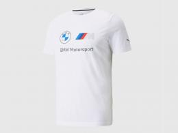 BMW M Motorsport Logo T-Shirt Herren Farbe: Weiß Größe: S