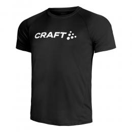 Craft Core Essence Logo Laufshirt Herren - Schwarz, Größe M