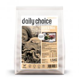daily choice | Ente und Reis mit Erbsen | Sensitiv | 1,5 kg