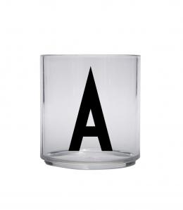 Design Letters KIDS PERSONAL DRINKING GLASS Trinkglas - A - Tritanglas - Höhe 7,3 cm - Ø 7,4 cm