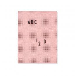 Design Letters Message Board A4 Steckbrett - pink - 29,7 x 21 cm