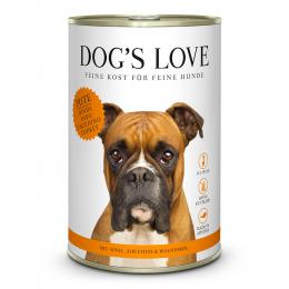 Dog’s Love | Pute mit Apfel und Zucchini | Adult | 6 x 400 g