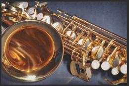 Fussmatte Saxophone 6186 - 100 cm x 200 cm / Ohne Gummirand