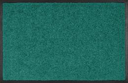 Fussmatte Smaragd - 75 cm x 150 cm / Mit Gummirand