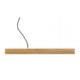 GANTlights C2o Oak Wood & Oak Pendelleuchte - Eichenvollholz / kaltweiß - 92x7x7 cm