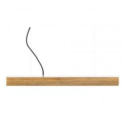GANTlights C2o Oak Wood & Oak Pendelleuchte - Eichenvollholz / warmweiß - 92x7x7 cm