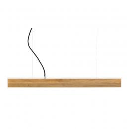 GANTlights C2o Oak Wood & Oak Pendelleuchte mit Dimmer - Eichenvollholz / warmweiß - 92x7x7 cm