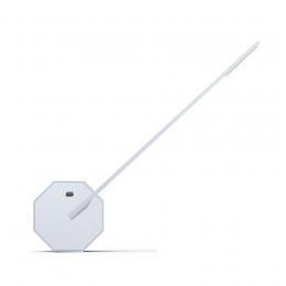 Gingko Octagon One Schreibtischlampe - White - Länge 38 cm - Korpus: 8,5 x 8,5 cm