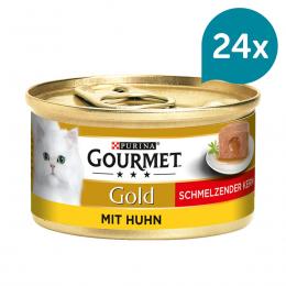 GOURMET Gold Schmelzender Kern mit Huhn 24x85g