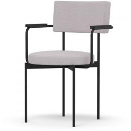 HK living Dining Chair Stuhl mit Armlehnen - kidstone - 56x54x81 cm