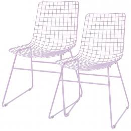 HK living wire dining chair ESSZIMMERSTUHL - 2 Stühle