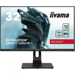 Iiyama G-Master GB3271QSU-B1 - 80 cm (32 Zoll), WQHD, 165Hz, IPS-Panel, AMD FreeSync Premium, Höhenverstellung, HDMI