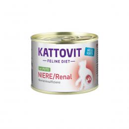 Kattovit Feline Diet Niere Renal Pute 12x185g