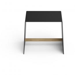 Lind DNA Bull STOOL&TABLES Stuhl - black/black/nature - 46x33x40 cm