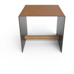 Lind DNA Bull TABLE & MORE Tisch - nature/black/nature - 40x40x40 cm
