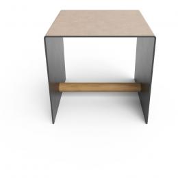 Lind DNA Bull TABLE & MORE Tisch - warm grey - 40x40x40 cm