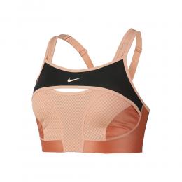 Nike Alpha UltraBreathe Sport-BH Damen - Orange, Schwarz, Größe XS