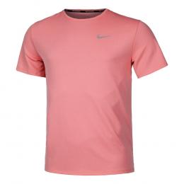Nike Dri-Fit UV Miler Laufshirt Herren - Orange, Größe M