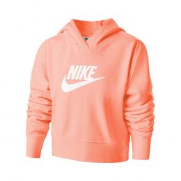 Nike Sportswear Club Cropped Hoody Kinder - Apricot, Größe M