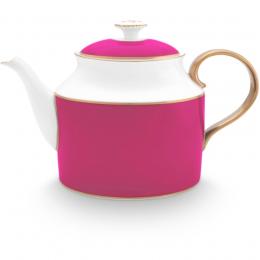 Pip Studio Chique Teekanne - goldfarbig-pink - 1,8 Liter