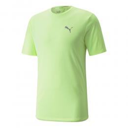 Puma Favorite Heather T-Shirt Herren - Neongrün, Größe S
