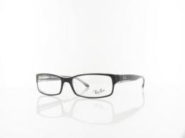 Ray Ban RX5114 2034 54 top black on transparent