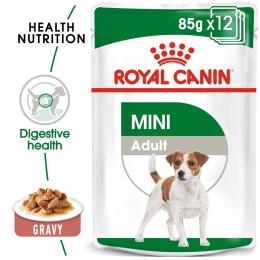 ROYAL CANIN MINI ADULT Nassfutter für ausgewachsene kleine Hunde 24x85g