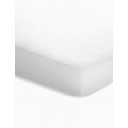 schlafgut Jersey-Elasthan Split Topper Spannbettlaken 5015S - weiß - 180-200x200-220 cm