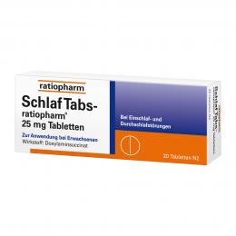 SchlafTabs-ratiopharm 25 mg Tabletten