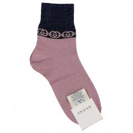 Socken MINI GREEK Viskose Materialmix rosa blau
