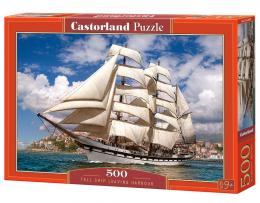 Tall Ship Leaving Harbour - Puzzle - 500 Teile