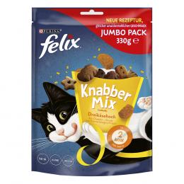 1 + 1 gratis! 2 x Felix Knuspersnacks - KnabberMix: Dreikäsehoch (2 x 330 g)