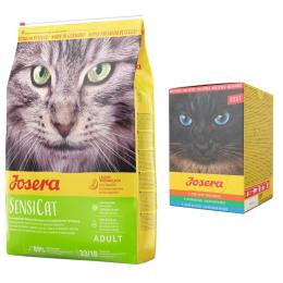 10 kg Josera + 6 x 70 g Filet Multipack gratis! - SensiCat