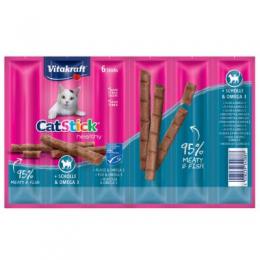 20 + 4 gratis! 24 x 6 g Vitakraft Stick Katzensnacks - Healthy: Huhn & Katzengras