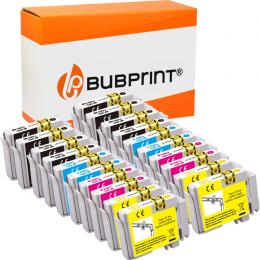 20 Druckerpatronen kompatibel für Epson T1301 - T1304 für Stylus SX525WD SX535WD SX620FW Office B42WD BX525WD Workforce WF-3520DWF WF-7515