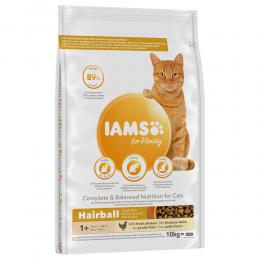 20 kg / 30 kg IAMS for Vitality Katzenfutter zum Sonderpreis! - Vitality Hairball Ausgewachsene Katzen Huhn (2 x 10 kg)