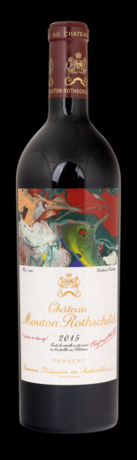 2015 Château Mouton Rothschild Etikett: Gerhard Richter