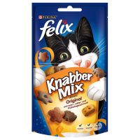 3 + 3 gratis! 6 x Felix Katzensnacks - KnabberMix: Original  (6 x 60 g)