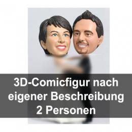 3D-Comicfigur vom Foto - 3D-Figur nach eigener Beschreibung - 2 Kpfe (bobe2)