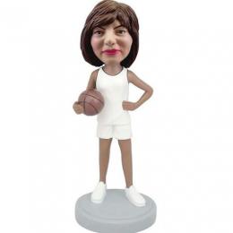 3D-Comicfigur vom Foto - Basketballerin (QF-4301)