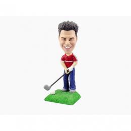 3D-Comicfigur vom Foto - Golfer (QM-3019)