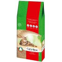 40 l Cat's Best Original Katzenstreu + 26 g Cosma Snackies mit Huhn gratis! - 40 l (ca. 17,2 kg)