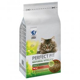 6 kg / 7 kg Perfect Fit Katzenfutter zum Sonderpreis! - Natural Vitality Adult: Rind & Huhn (6 kg)