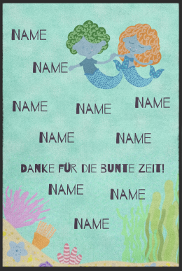 Abschiedsgeschenk Fussmatte 10240 - 100 cm x 70 cm