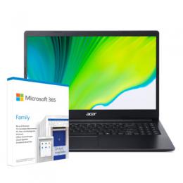 Acer Aspire 3 (A315-34-C9JL) / 15,6 Full HD, Celeron® N4120 4GB RAM, 128GB SSD,Windows 10S inkl. inkl. Microsoft 365 Family [6 User / 12+3 Monate Ext