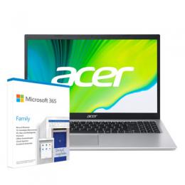 Acer Aspire 5 (A515-56-511A)/ 15,6 Full HD IPS, Intel i5-1135G7 16GB RAM, 1000GB SSD, Win10 inkl. Microsoft 365 Family [6 User / 12+3 Monate Extratim