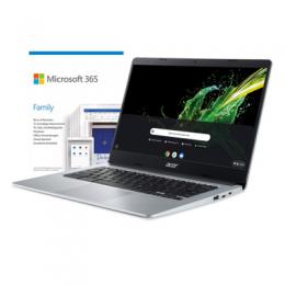 Acer Chromebook 314 (CB314-1HT-C9VY) inkl. Microsoft 365 Family [6 Benutzer // 1 Jahr + 3 Monate extra]